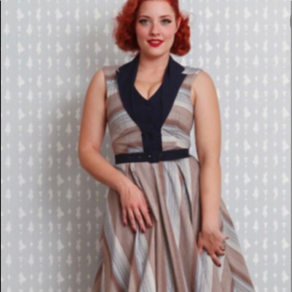 Miss Candy Floss Retro style swing dress